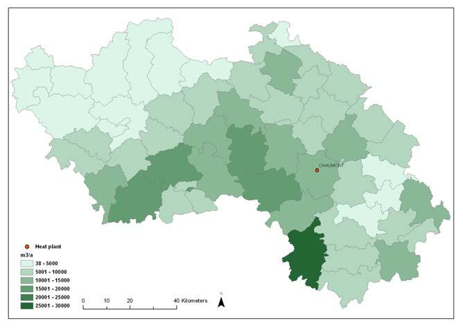 Datasets: Municipal level Municipal level data (10-1000 km 2 ) annual statistics on cuttings