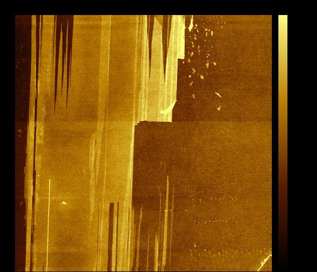 AFM images of the exfoliated TiS3 crystals showing narrow and uniform