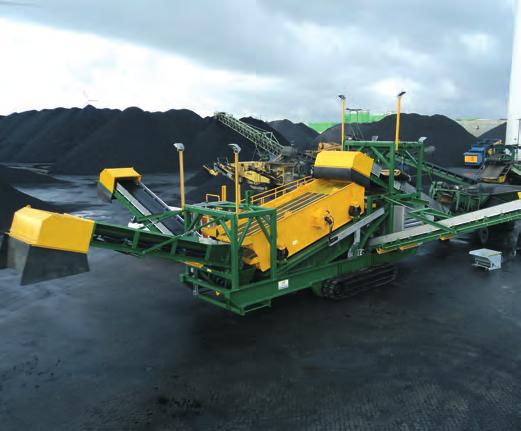 The crane is provided with a 8 m 3 grab for coal handling, but it can also be equipped with a 4 m 3 grab