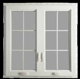 700 Casement/Awning Standard Features Fusion welded frame and sash Multi-point locking system Double weather stripping around perimeter Sash crank out 90 degrees Fiberglass full screen DP 50 Rated