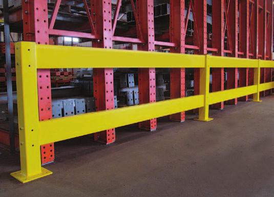 GUARD RAILS DOUBLE GUARD RAIL Build one of the strongest barriers available using heavy-duty, structural