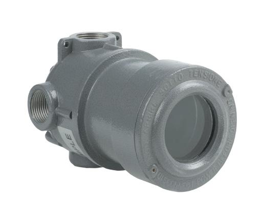 The compact enclosures are manufactured from either cast aluminum or stainless steel. A safe IIC flamepath is provided by a circular threaded lid.