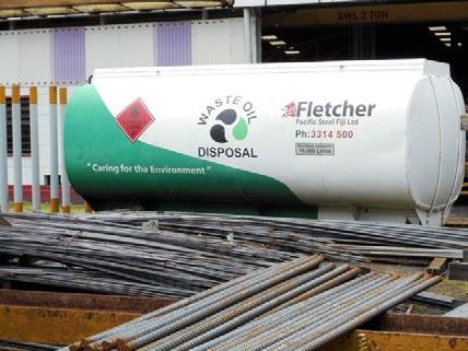 Although Fletcher Steel can cope with the current demand, their capacity is limited, and ship s waste oil is often high in water content