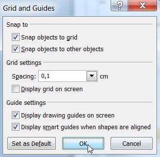 Select the option Guides ) Or hit the right mouse