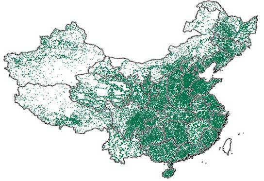 China ecosystem survey and assessment Scales: Provincial (31) Regional