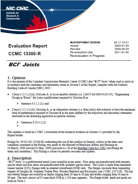 CCMC Evaluation Reports