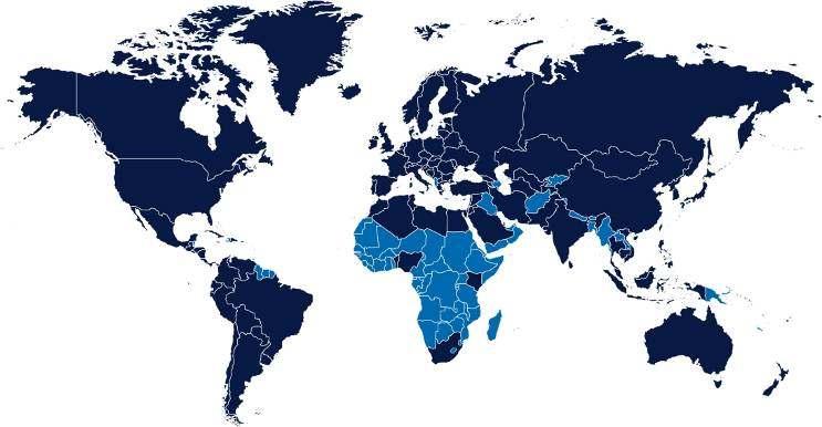 New Zealand Global reach, local presence Countries with a GS1 Member Organisation Countries served on a direct basis