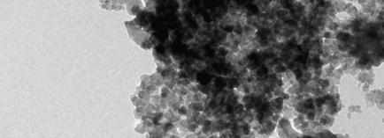 Characterization of magnetic nanoparticles Doublet: δ= 0.35 mm/s E Q = 0.