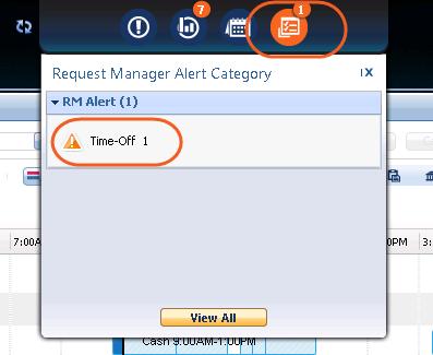 widget over the Genies widget so you have a split screen. This will open the full Request Window, where requests will be listed. 2. Click to highlight the colleague request.