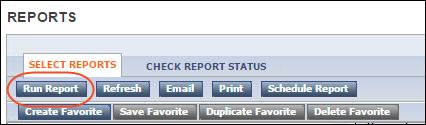 Reports The reports function will enable managers to print off their stores schedule using the reports widget. 1. From the Related Items pane, click the Reports widget. 2.
