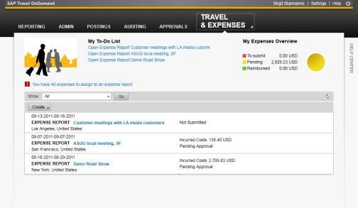 2. SAP Cloud for Travel and Expense at SAP Reduced time with faster reimbursement and increased
