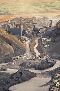 Photograph supplied by Stockbyte/Thinkstock Quarrying iron ore has impacts that cause environmental problems.