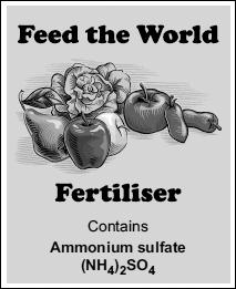 (Total 10 marks) Q52. Ammonium sulfate is an artificial fertiliser. (a) When this fertiliser is warmed with sodium hydroxide solution, ammonia gas is given off.
