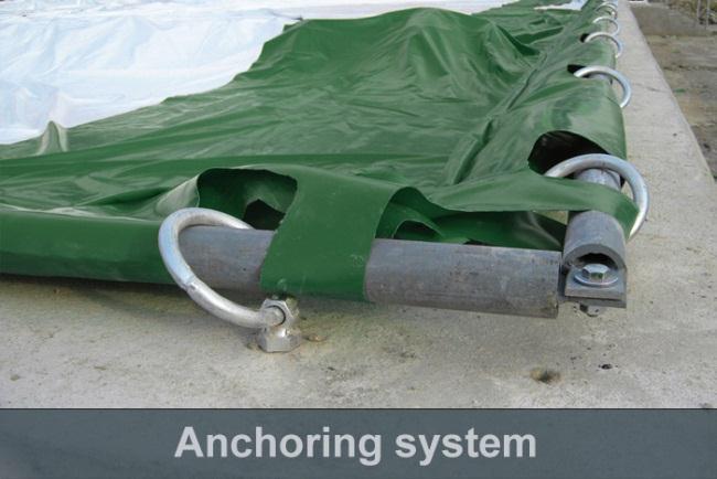 ANCHORING SYSTEM It is many possibilities, how to connect the membrane to the concrete beam.
