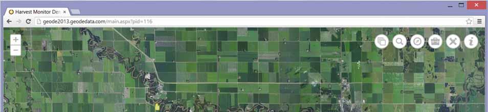 Harvester Monitoring Home Page