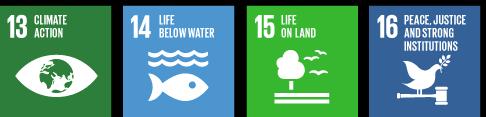 Linking to Sustainable Development Goals The five aspects determined to be material to Greenstone link to the following Sustainable Development Goals (SGDs): SDG 3: Ensure healthy lives and promote
