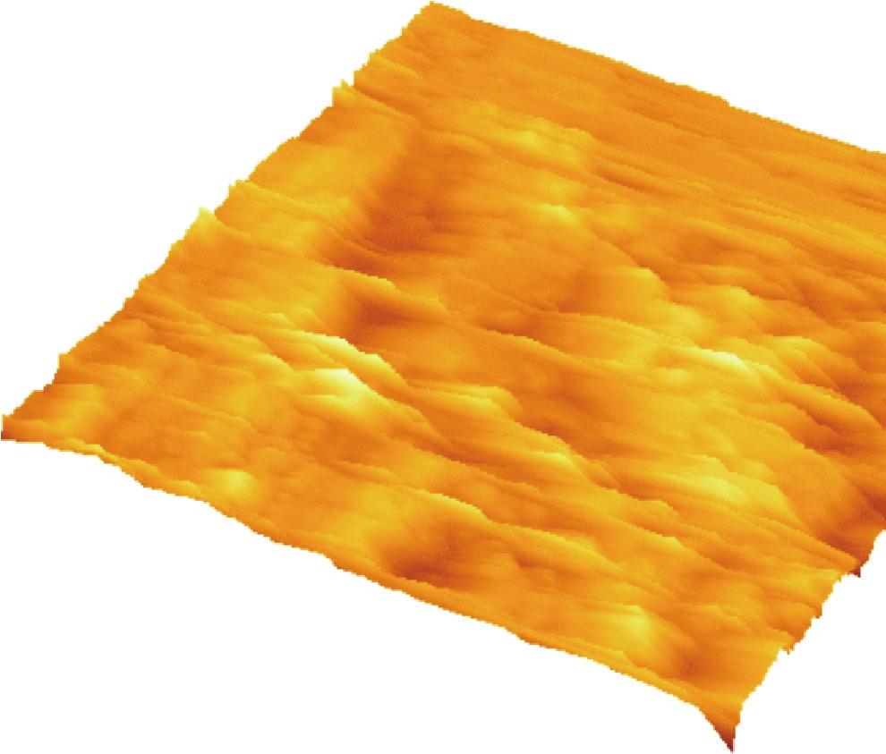 ..9 μm. μm.9 (a) (b) 7.6 nm 3.3 nm 3.3 nm.9.9.. (c) Figure : Three-dimensional AFM images of the