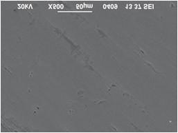 6 ISRN Corrosion (a) (b) (c) Figure 6: SEM micrographs of; (a) polished carbon steel (control) Magnification, (b) carbon steel immersed in sea water magnification, (c) carbon steel immersed in sea