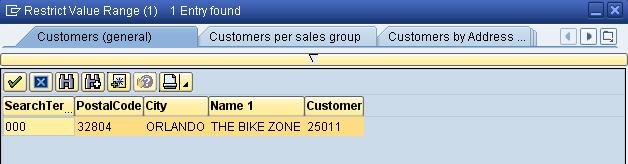 ### Orlando Double-click on The Bike Zone to select it.
