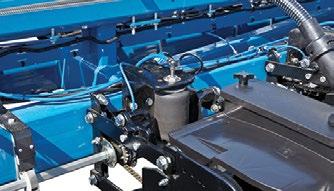 down force settings were at some of the highest levels. The optimum Kinze pneumatic down force setting was achevied at 375 lb.