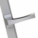 hinges and NP Supra handle Sash weight up to 170 kg Fastening