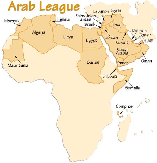 Arab Member States African Countries : Egypt Libya Sudan Tunisia Algeria Comoros Djibouti Gulf Countries: