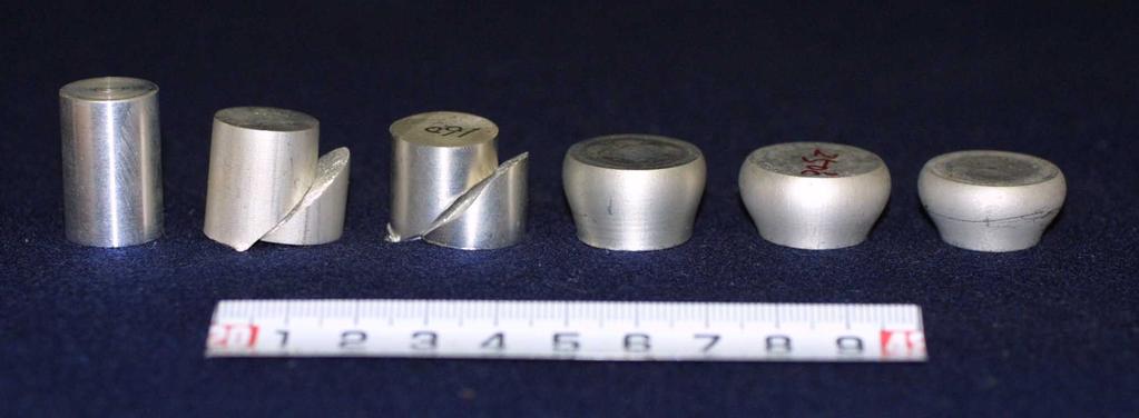 These dies and the punches are made of high speed steel (SKH 51). The band heaters are attached on both four outer square surfaces of upper and lower dies and also used four pipe-type heaters.