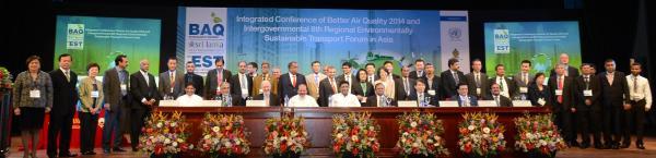 Eighth Regional EST Forum 2014, Colombo, Sri Lanka With the overarching theme of Next Generation Solutions for Clean Air and Sustainable Transport Towards a Livable Society in Asia, the Ministry of