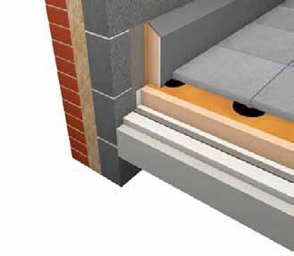 6.1.3 Design details: Protected membrane Advantages 3 Polyfoam Slimline System achieves superior thermal performance compared to systems with a standard filtration membrane 3 Protected membrane flat