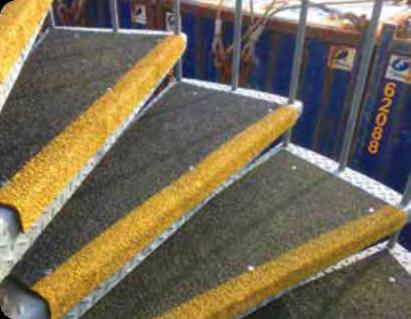 (Note: Anti-slip Riser treads need to be supplied at the full length and breadth of the step to be fully affective).