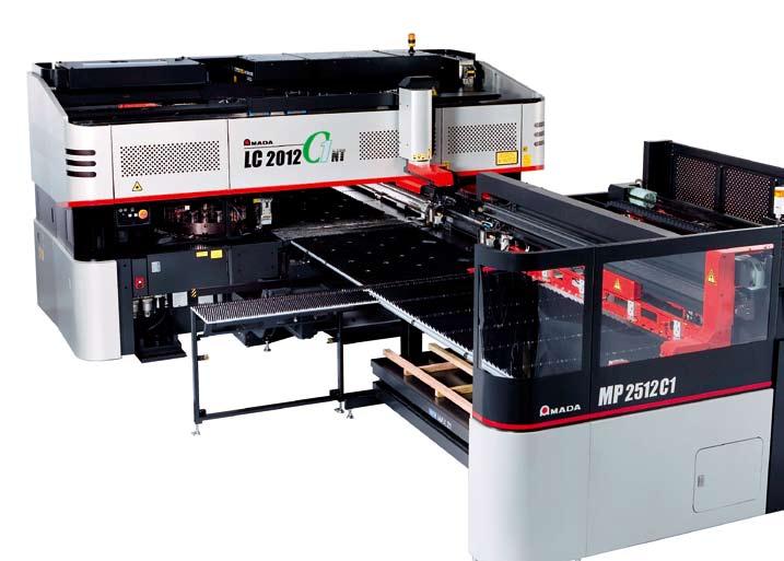 Compact punch-laser machine Grows with your demands Innovative solutions are required for modern sheet metal procession: The LC-2012 C1 NT is a compact sheet metal machining centre and is the first