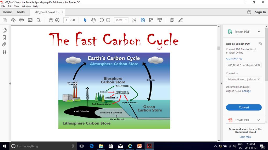 Transitioning to a Low Carbon Economy Understanding the Earth s Carbon Cycle and Store Burning fossil fuels creates GHG emissions from historic sources Photosynthesis is nature s process for energy
