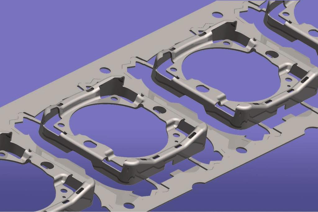 milling programming with high-speed machining functions ideal for fine finish on detailed dies in hard materials.