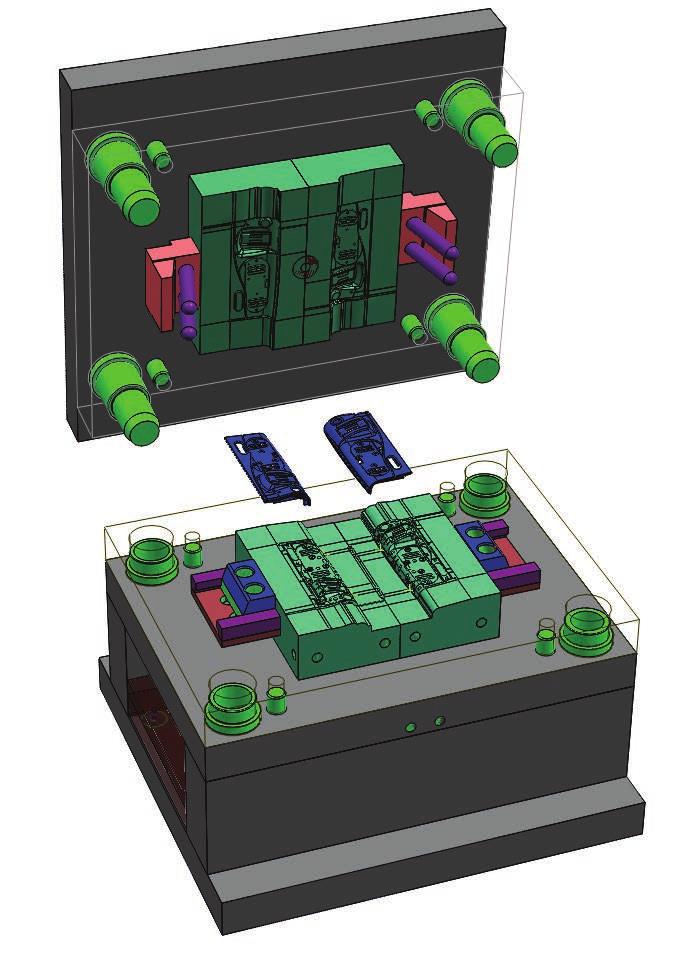 NX mold design: key features Some key capabilities in NX Mold Wizard Full NX part design capability for one-stop customers