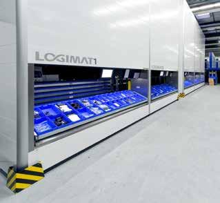 Thanks to its robust design and high-quality components, the vertical lift LogiMat from SSI Schäfer is extremely low-maintenance.