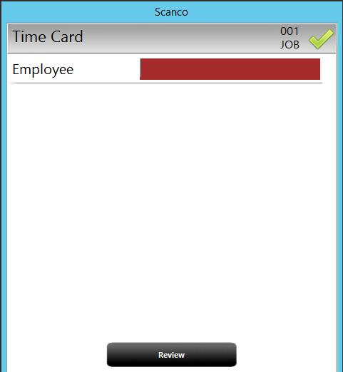 Time Card Tracking Time Worked Time Card lets you clock in and out, so that work time is tracked for the day. This is known as Track In and Track Out in Manufacturing 100.