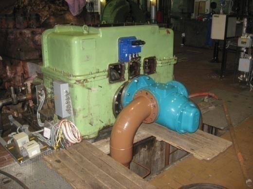 turbine originally with mechanical speed governor - Control system replacement with the direct electronic control Power Plant Energotrans