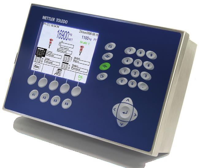 IND780 Weighing Terminal Powerful performance increases productivity Flexible options reduce operating costs Connectivity for multiple sensor technologies, networking, PLCs, and much more