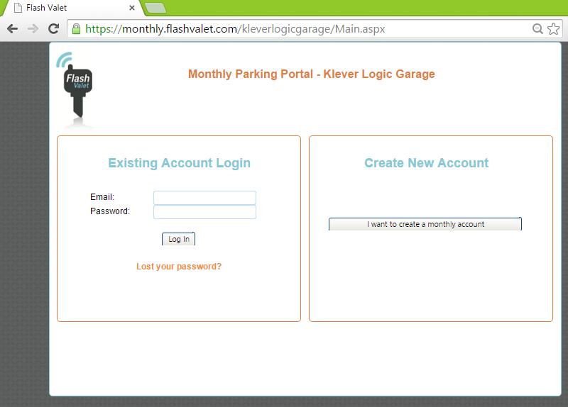 Using your customized URL to allow parkers to sign themselves up 1.