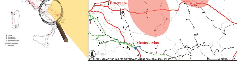RES generation areas Problems of local overloads in the HV grid (132-150 kv) have been experienced in Italy,