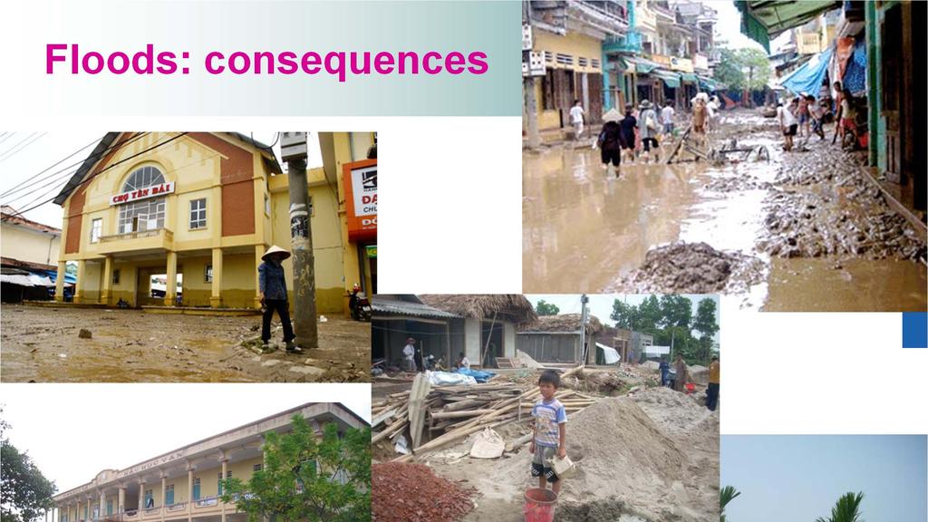 Floods: consequences Market,