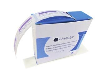 TYPE 1 CD43 / CD403 Chemdye documentation labels have a line printed with Type 1 process