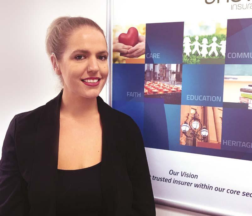 Employee success story When Ashleigh Hansen first lost her vision she found it frustrating not having work but appreciated the consistent support provided by Vision Australia.