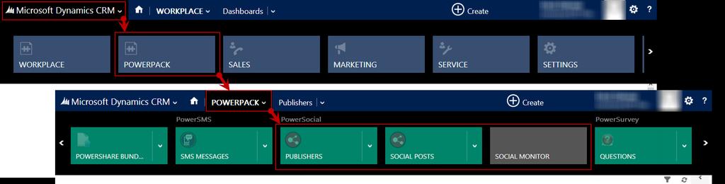 Overview Once you have installed PowerSocial, you will see a new option set under the PowerPack section in the top command bar, called PowerSocial.