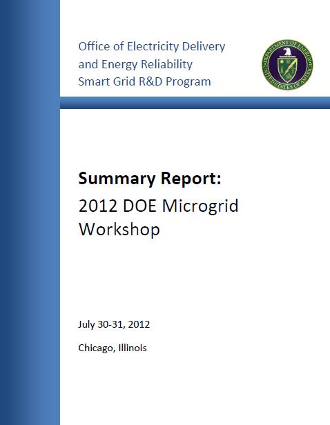 National Lab R&D Addressing DOE 2020 Microgrid Performance Targets Workshops to engage stakeholders for R&D planning 2011 workshop affirmed DOE 2020 targets and defined R&D areas for component and
