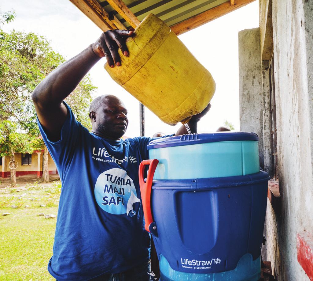 HEALTH FACILITIES WORKPLACES LifeStraw Community is used in health facilities to provide safe water to patients and their families.