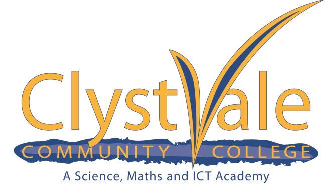 CLYST VALE COMMUNITY COLLEGE FLEXIBLE WORKING REQUESTS POLICY From DCC in April 2010 Date approved by Governing