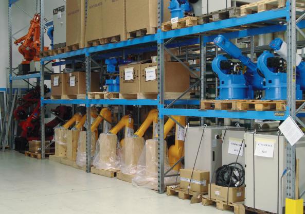 Our dedicated Customer Service department, thanks to a vast stock of spare parts, provides fast and efficient