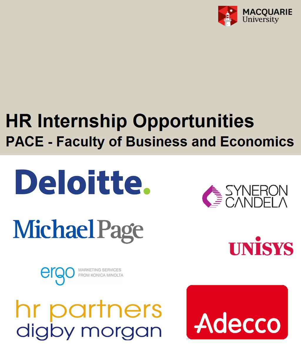 Why not complete an internship opportunity and gain credit towards your