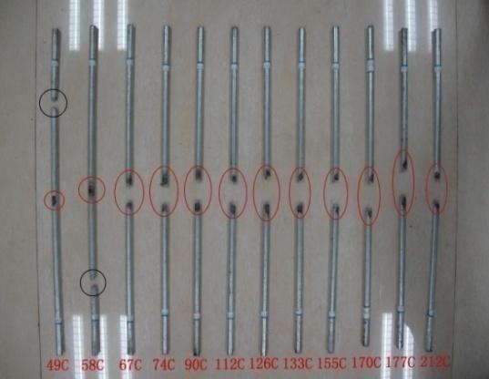Sample TABLE III. Tension strength R m/mpa LONG STROKE TEST RESULTS Long stroke parameters A0 455.640 / Description Untreated round steel AC1 412.